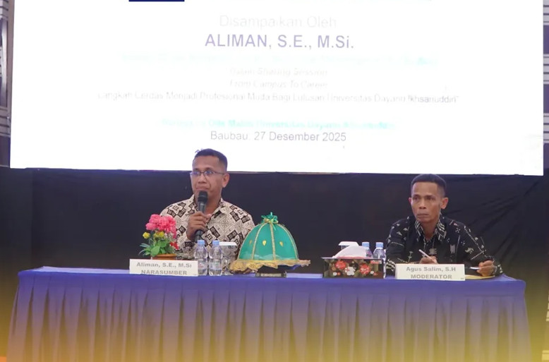 LP3MLK UNIDAYAN BEKALI 395 CALON WISUDAWAN MELALUI SHARING SESSION “FROM CAMPUS TO CAREER”