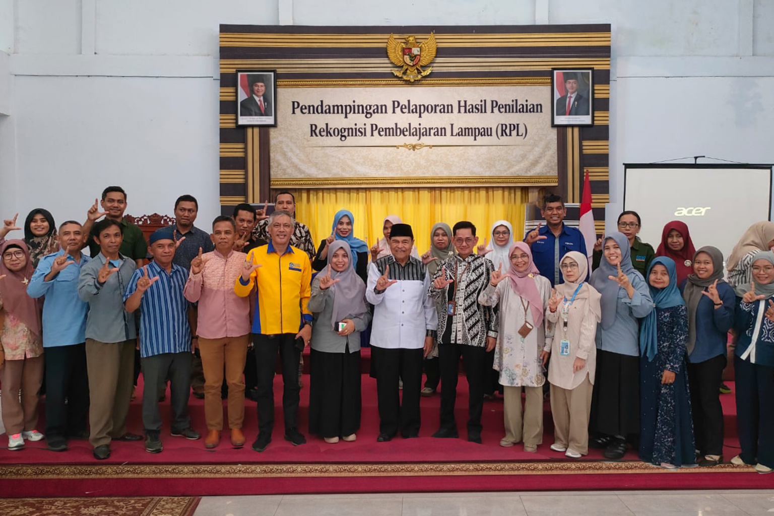 UNIDAYAN GELAR PENDAMPINGAN PELAPORAN HASIL PENILAIAN REKOGNISI PEMBELAJARAN LAMPAU (RPL)