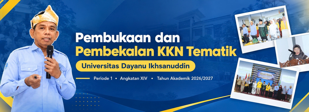 PEMBUKAAN PROGRAM KULIAH KERJA NYATA TEMATIK (KKN-T) UNIDAYAN PERIODE 1 ANGKATAN XIV TAHUN AKADEMIK 2026/2027
