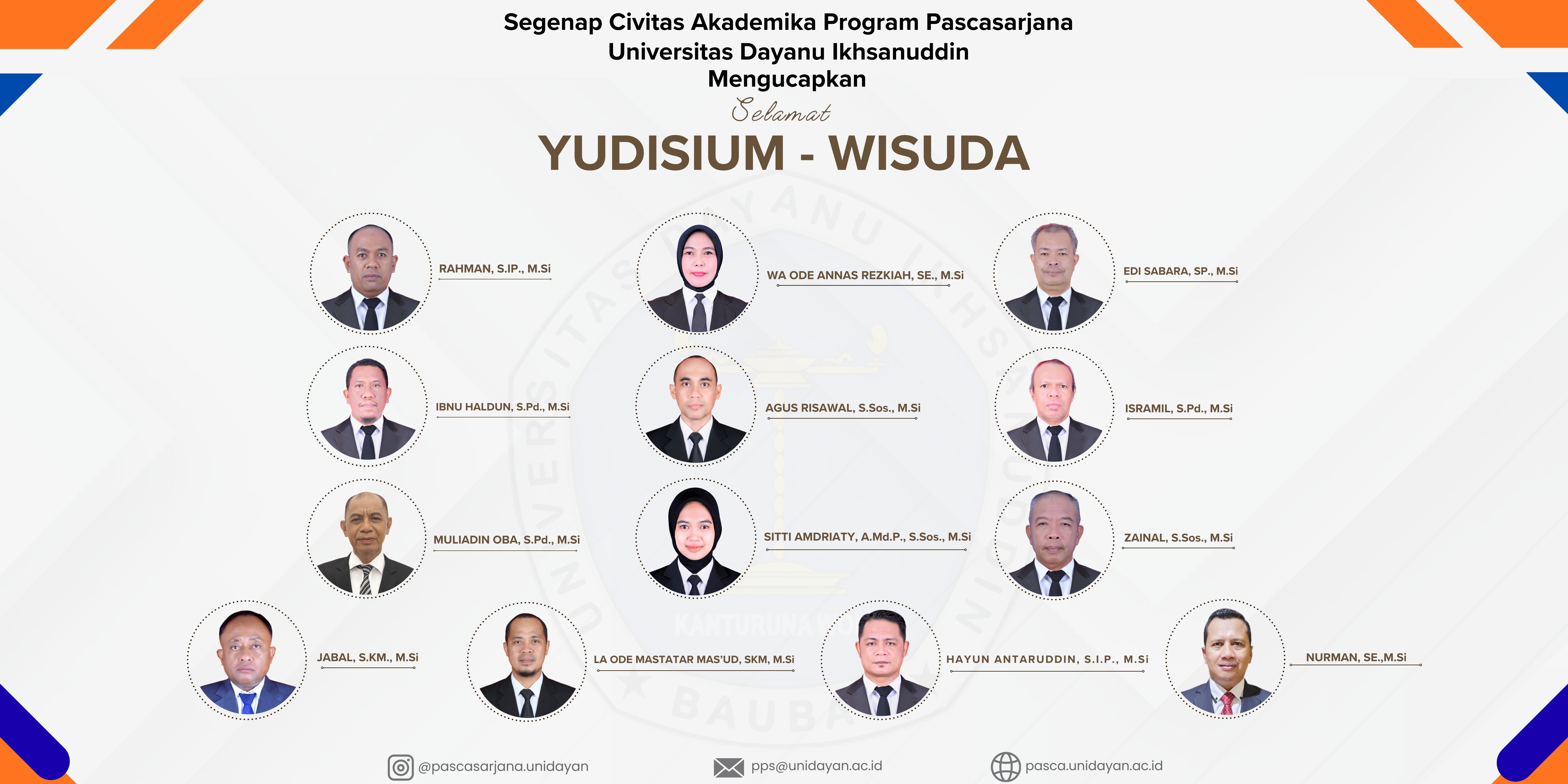 Yudisium - Wisuda Ke-31 Program Pascasarjana Periode II Tahun 2025